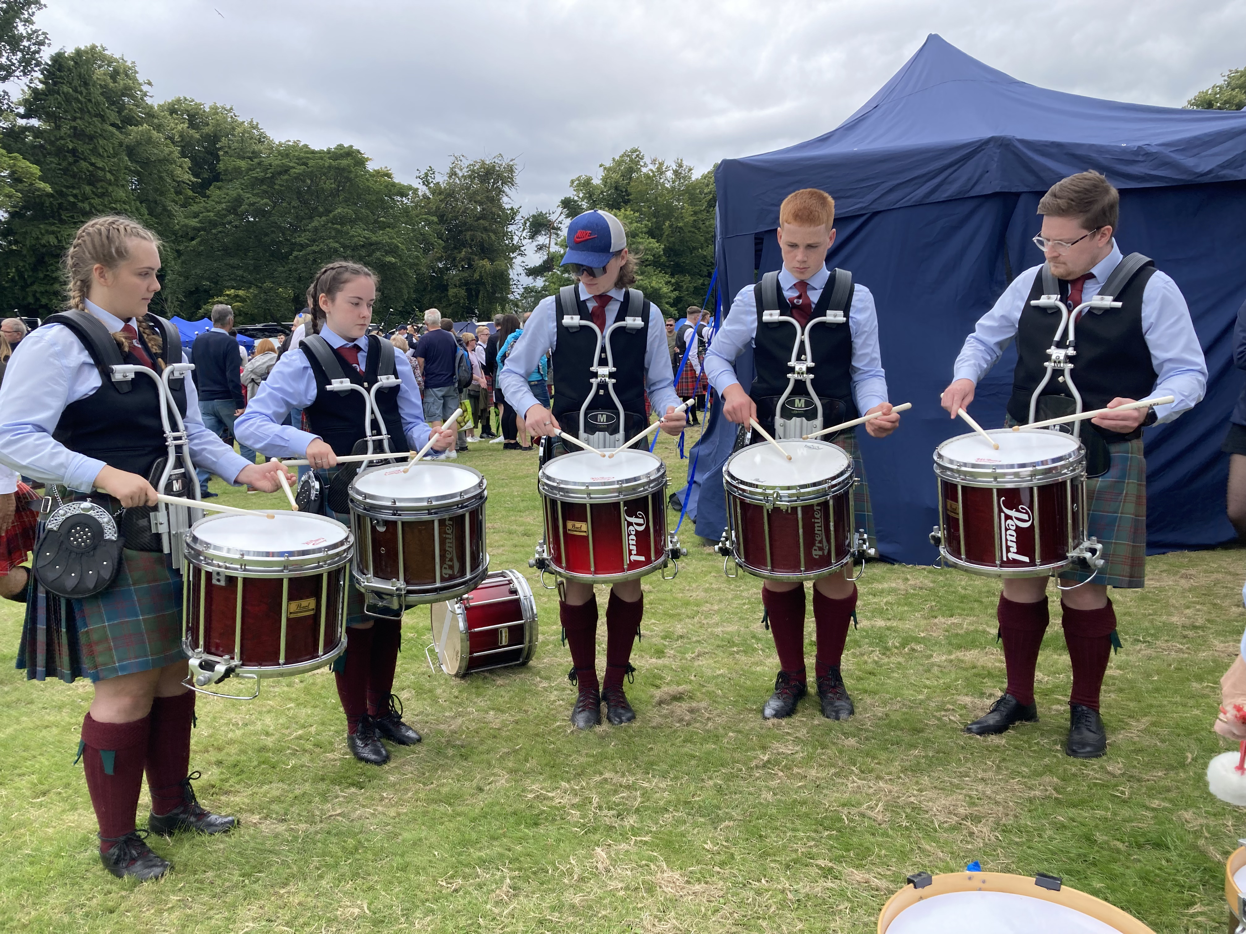 Stockbridge Pipe Band - Scottish, Dumbarton - July 2022